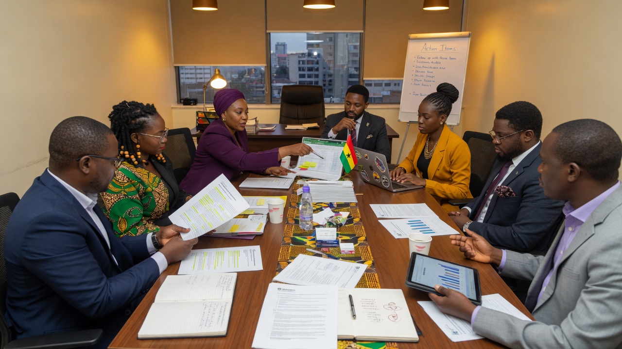 Cadastre team discussion